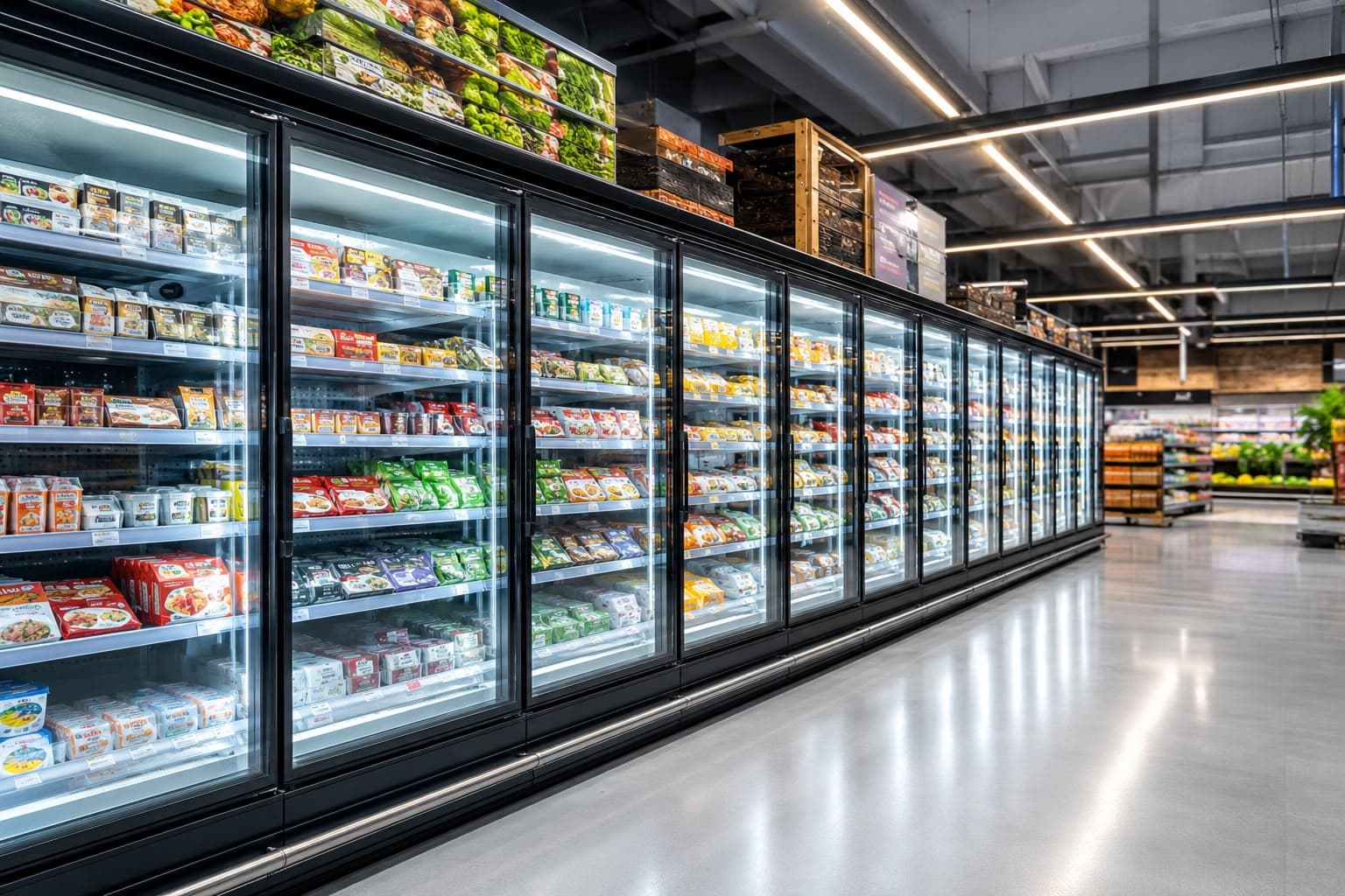Süpermarketler ve perakendecilerde soğuk odalar